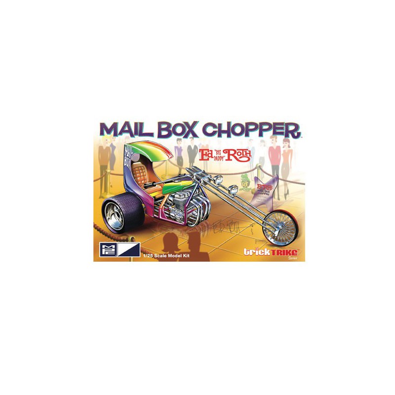 ED Roth’s Mail CHOPPER 1/25 plastic car cover | Scientific-MHD