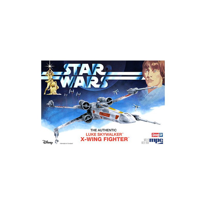 Star Wars plastic science fiction model: X-Wing Fighter 1/64 | Scientific-MHD