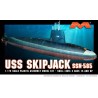 USS Skipjack Submarine 1/72 plastic boat model | Scientific-MHD