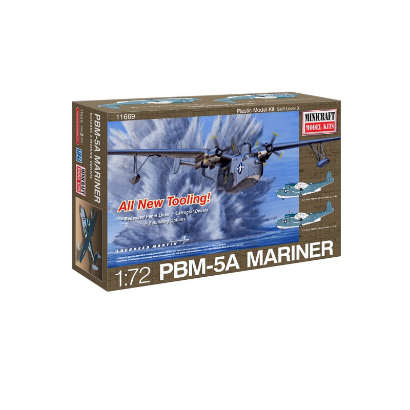 Martin Mariner plastic plane model PBM-5A 1/72 | Scientific-MHD