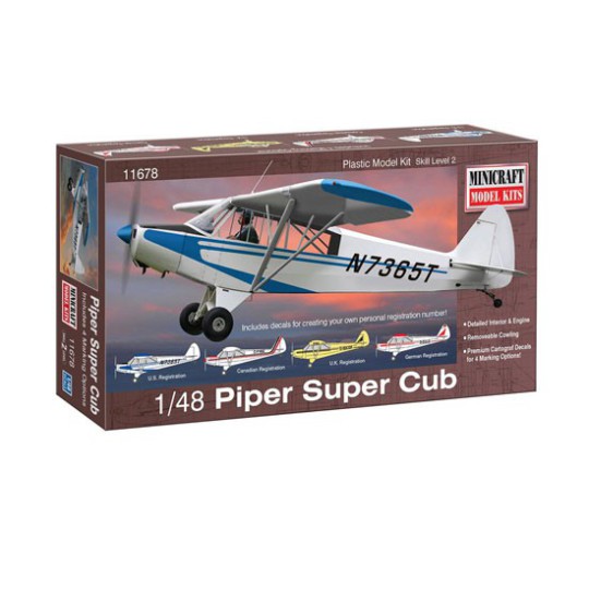 Plastic plastic model Piper Super Cub 1/48 Plastic plastic model Piper Super Cub 1/48 | Scientific-MHD