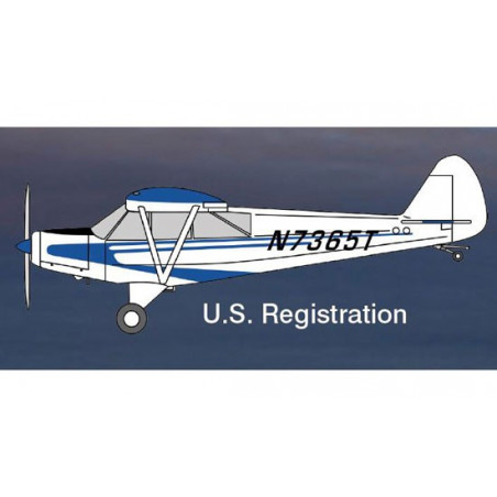 Plastic plastic model Piper Super Cub 1/48 | Scientific-MHD