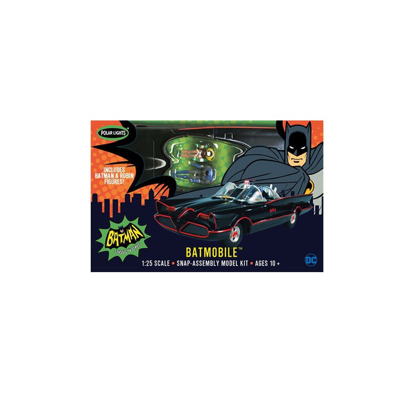 TV series plastic 1966 Batmobile (Snap) 1:25 | Scientific-MHD