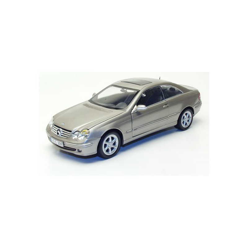 Miniature car Die Cast Au1/18 Mercedes CLK Silver Cut 1/18 | Scientific-MHD