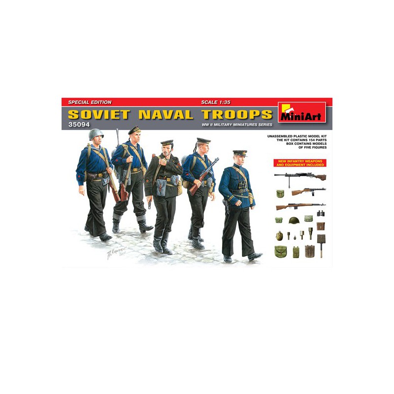 SOVIET Naval Troop 1/35 figurine | Scientific-MHD
