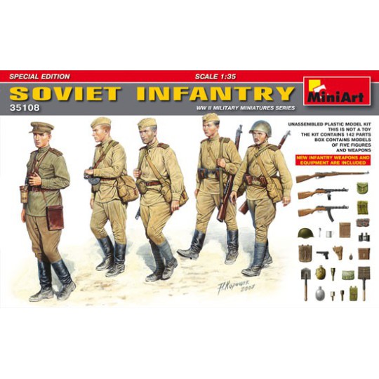 Soviet infantry figurine E. Special 1/35 Soviet infantry figurine E. Special 1/35 | Scientific-MHD