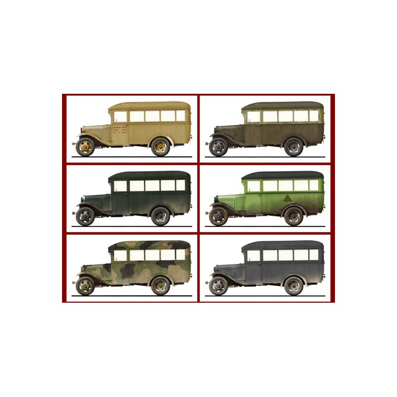 Plastic truck model Gaz 03-30 MOD 1938 1/35 | Scientific-MHD