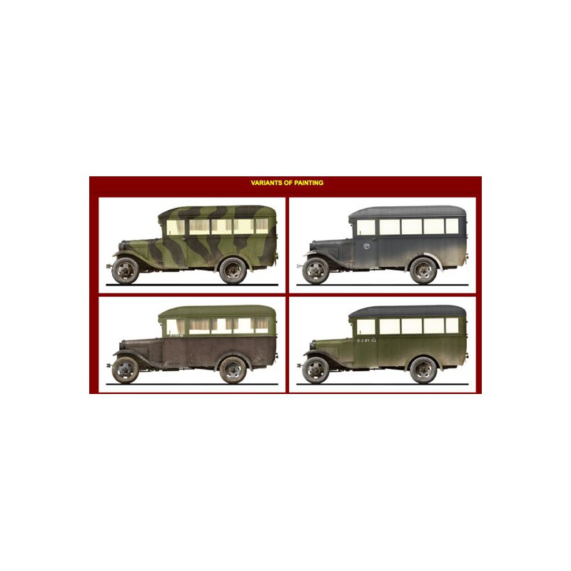 Plastic truck model Gaz 03-30 MOD 1938 1/35 | Scientific-MHD