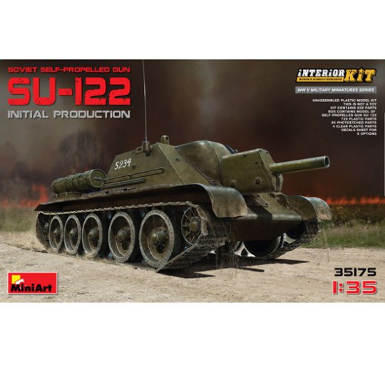 SU-122 EARLY 1/35 plastic tank model Full int. SU-122 EARLY 1/35 plastic tank model Full int. | Scientific-MHD