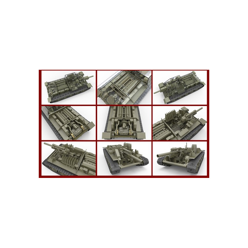 SU-122 EARLY 1/35 plastic tank model Full int. | Scientific-MHD