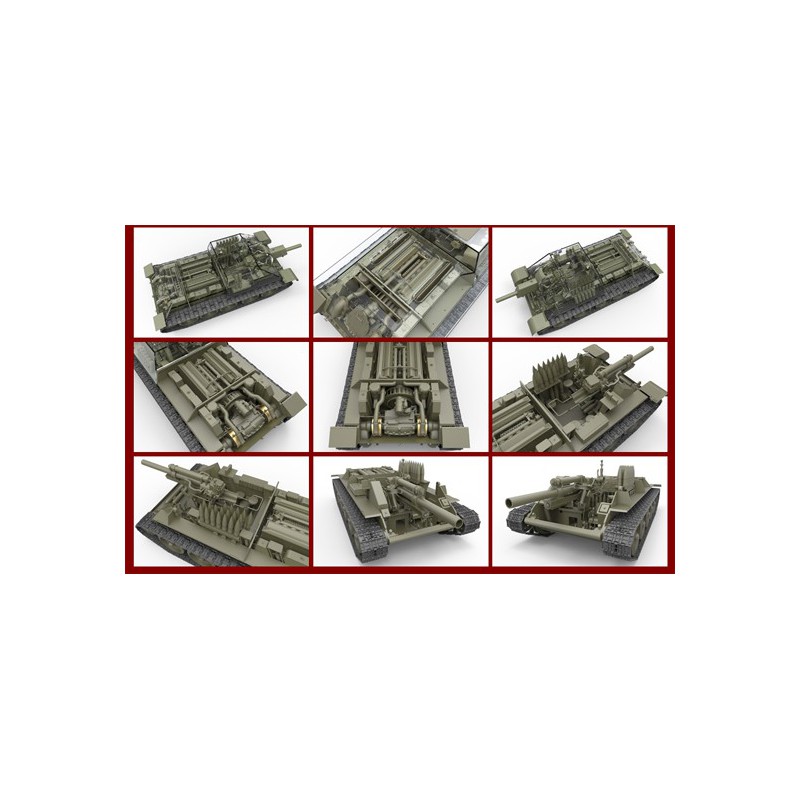 SU-122 EARLY 1/35 plastic tank model Full int. | Scientific-MHD