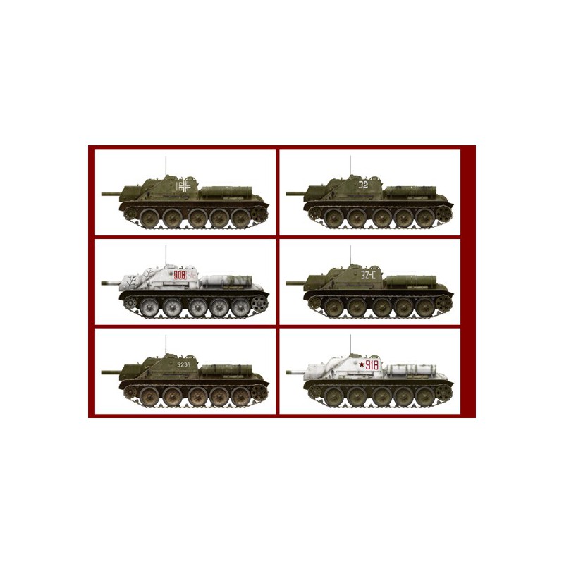 SU-122 EARLY 1/35 plastic tank model Full int. | Scientific-MHD