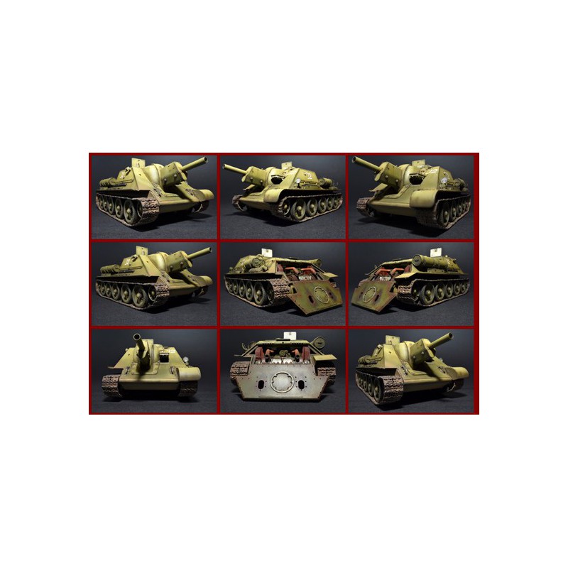 SU-122 EARLY 1/35 plastic tank model Full int. | Scientific-MHD