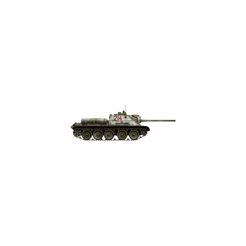 SU-85 plastic tank model 1943 MID 1/35 | Scientific-MHD