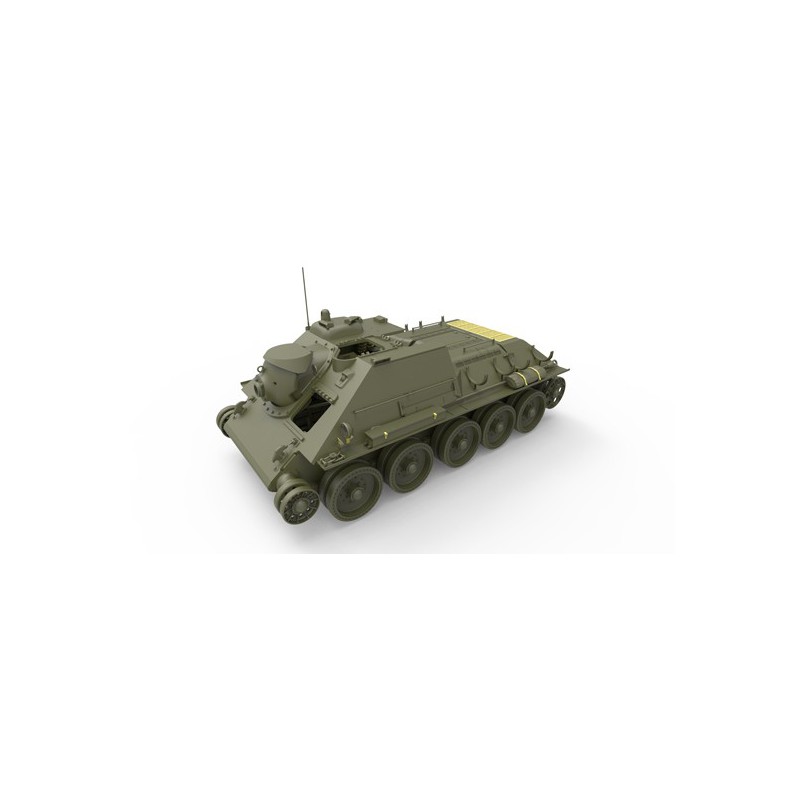 SU-85 plastic tank model 1943 MID 1/35 | Scientific-MHD