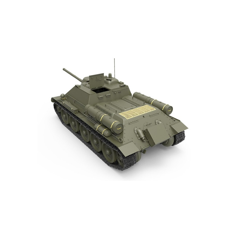 SU-85 plastic tank model 1943 MID 1/35 | Scientific-MHD