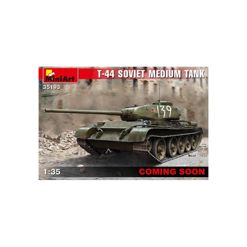 T-44 SOVIET 1/35 plastic tank model | Scientific-MHD