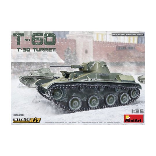 T-60 plastic tank model (T-30 Turret) Interior Kit T-60 plastic tank model (T-30 Turret) Interior Kit | Scientific-MHD