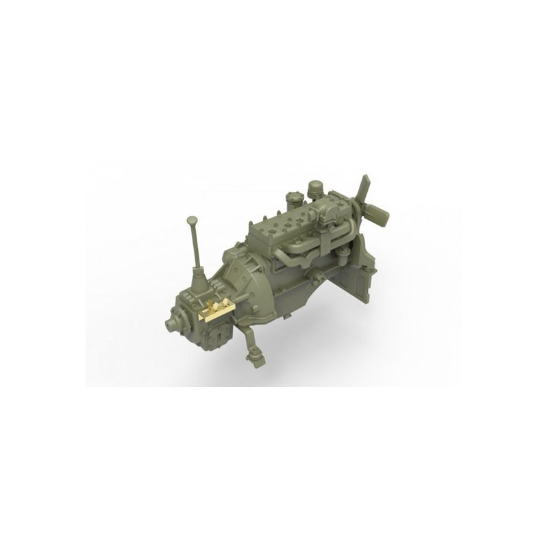 T-60 plastic tank model (T-30 Turret) Interior Kit | Scientific-MHD