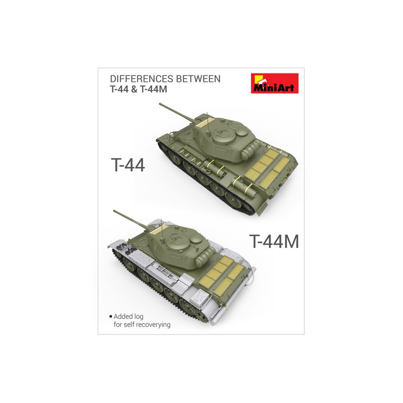 T-44M plastic tank model SOVIET TANK 1/35 | Scientific-MHD