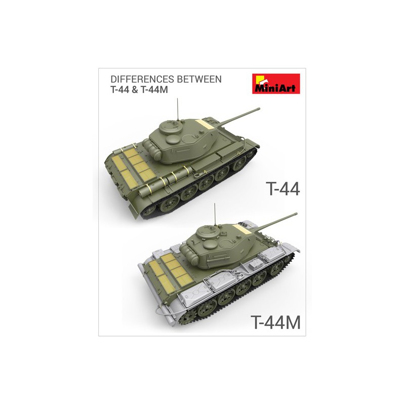 T-44M plastic tank model SOVIET TANK 1/35 | Scientific-MHD