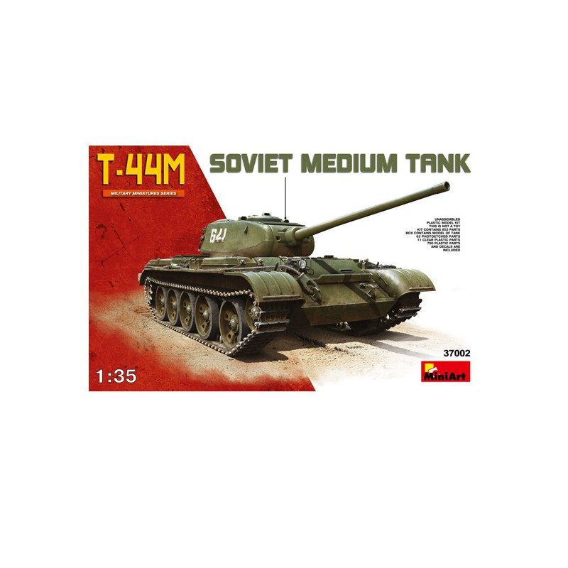 T-44M plastic tank model SOVIET TANK 1/35 | Scientific-MHD