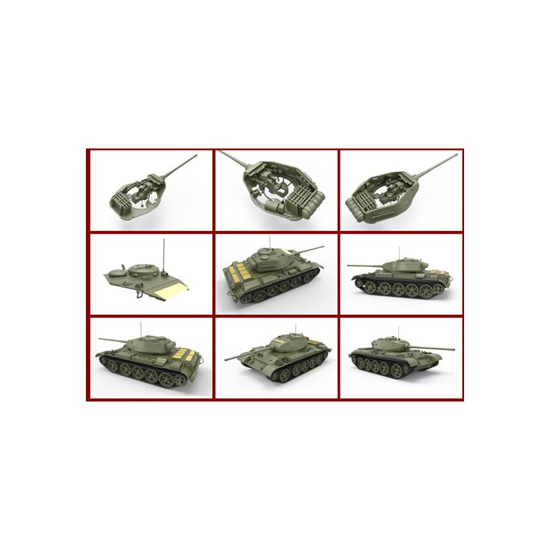 T-44M plastic tank model SOVIET TANK 1/35 | Scientific-MHD