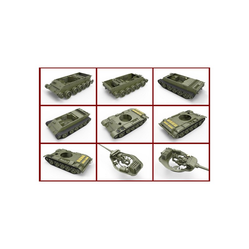 T-44M plastic tank model SOVIET TANK 1/35 | Scientific-MHD