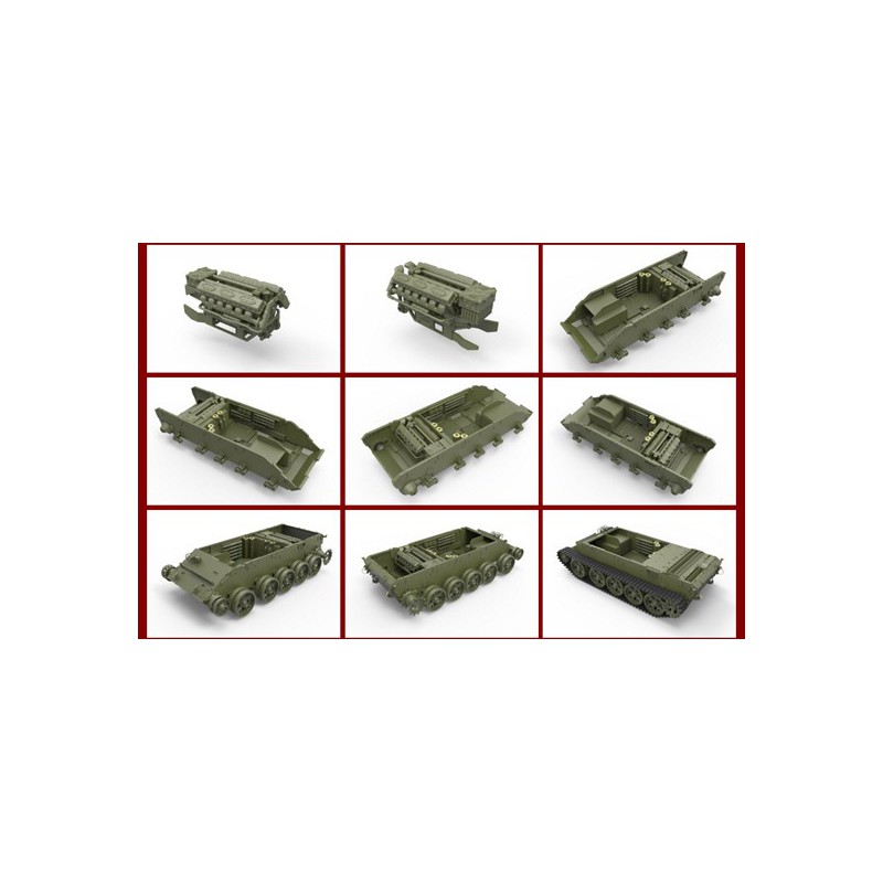 T-44M plastic tank model SOVIET TANK 1/35 | Scientific-MHD