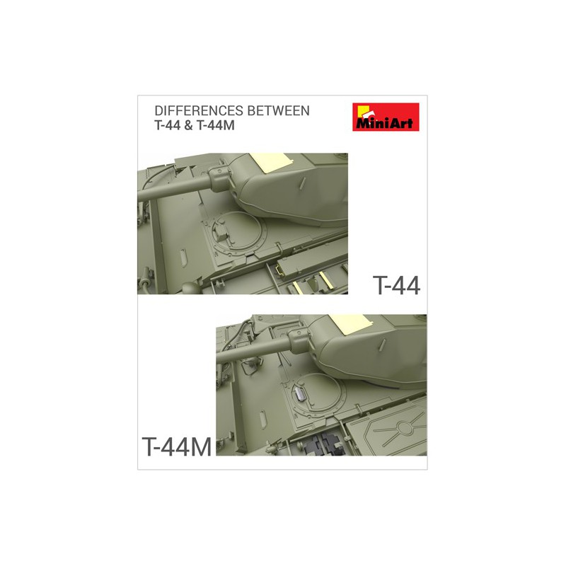 T-44M plastic tank model SOVIET TANK 1/35 | Scientific-MHD