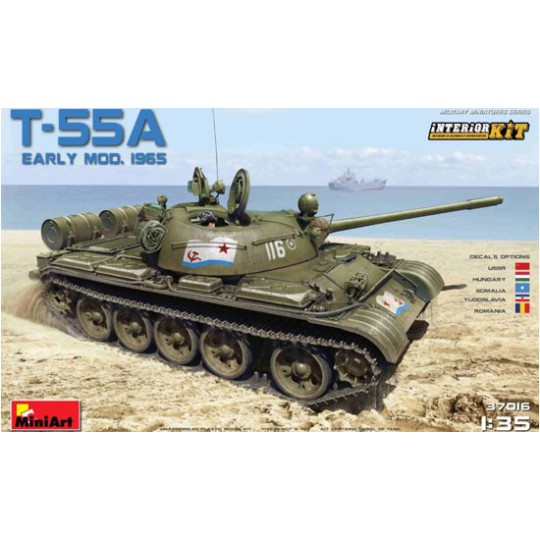 T-55A Early Mod plastic tank model. 1965. Interior Kit T-55A Early Mod plastic tank model. 1965. Interior Kit | Scientific-MHD