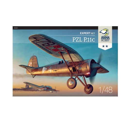 PZL plastic plane model p.11c expert set 1/48 PZL plastic plane model p.11c expert set 1/48 | Scientific-MHD