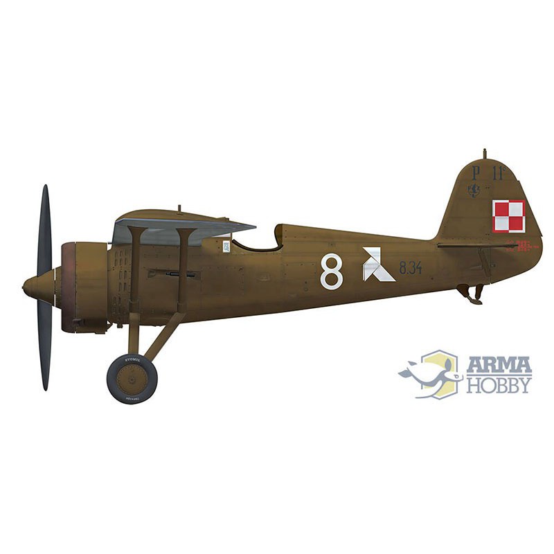 PZL plastic plane model p.11c Model Kit 1/48 | Scientific-MHD PZL plastic plane model p.11c Model Kit 1/48 | Scientific-MHD
