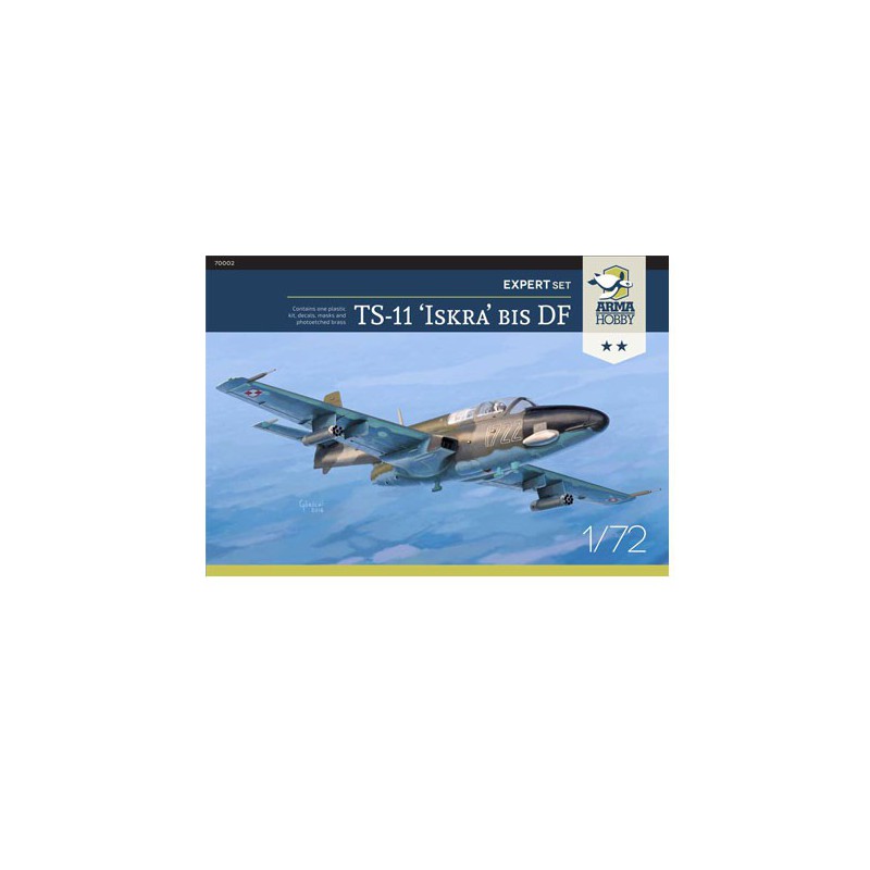 Plastic plane model TS-11 Iskra Expert Set | Scientific-MHD