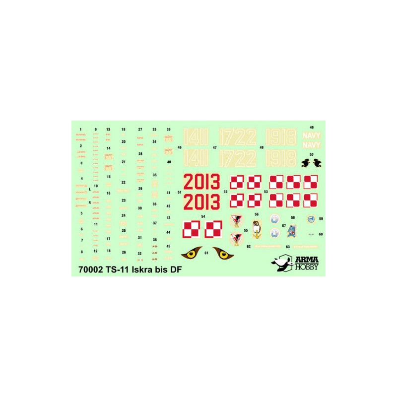 Plastic plane model TS-11 Iskra Expert Set | Scientific-MHD