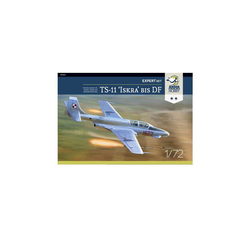 Plastic plane model TS-11 Iskra Expert Set | Scientific-MHD