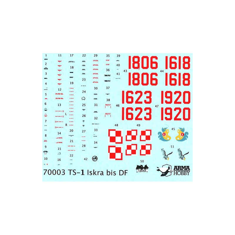 Plastic plane model TS-11 Iskra Expert Set | Scientific-MHD