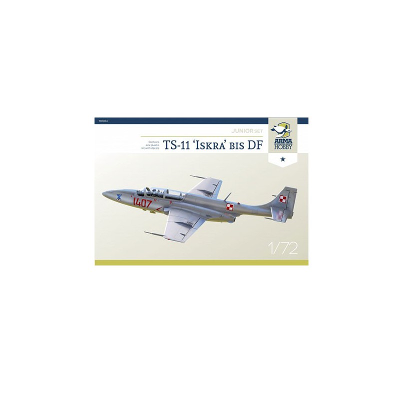 Plastic plane model TS-11 Iskra Junior Set 1/72 | Scientific-MHD