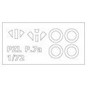 PZL plastic plane model p.7a deluxe set 1/72 | Scientific-MHD
