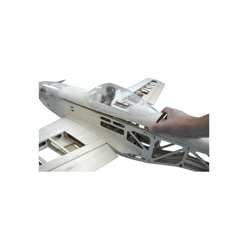 Draft electric aircraft Mustang P-51D .40 EP GP Kit | Scientific-MHD