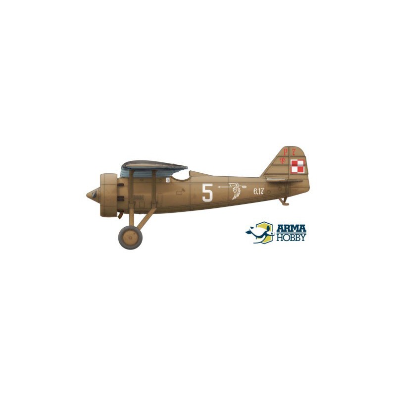 PZL plastic plane model p.7a expert set 1/72 | Scientific-MHD
