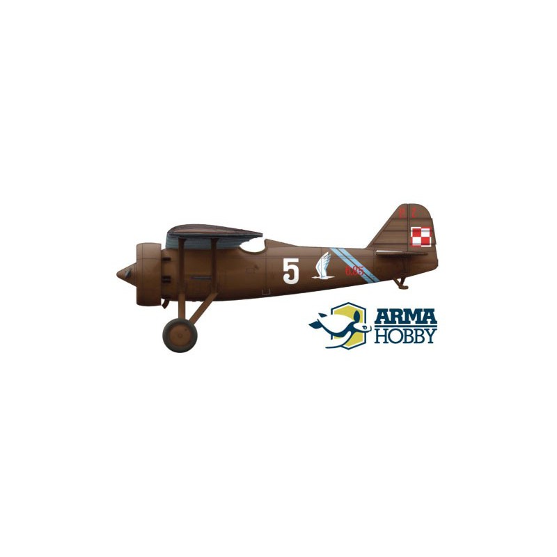 PZL plastic plane model p.7a expert set 1939 1/72 | Scientific-MHD