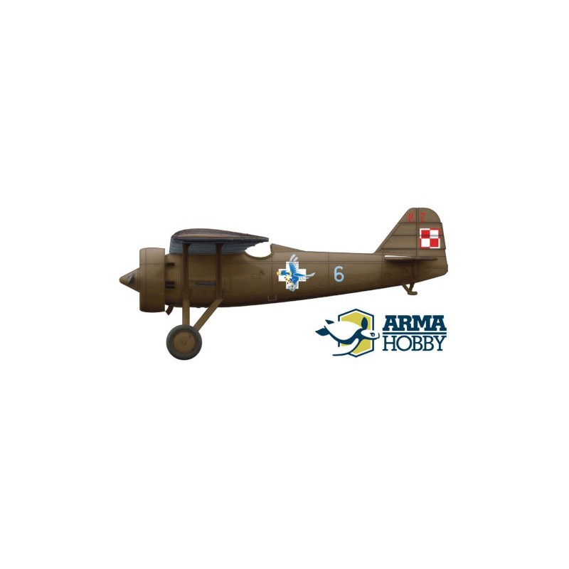 PZL plastic plane model p.7a expert set 1939 1/72 | Scientific-MHD