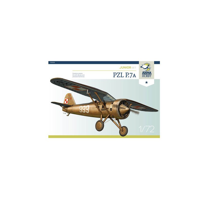 PZL plastic plane model p.7a junior set 1/72 | Scientific-MHD