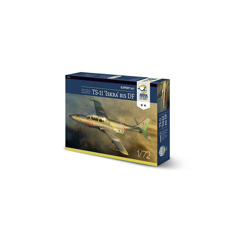 Plastic plane model TS-11 Iskra Bis DF Expert Set 1/72 | Scientific-MHD