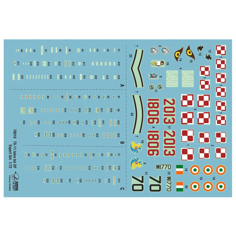 Plastic plane model TS-11 Iskra Bis DF Expert Set 1/72 | Scientific-MHD