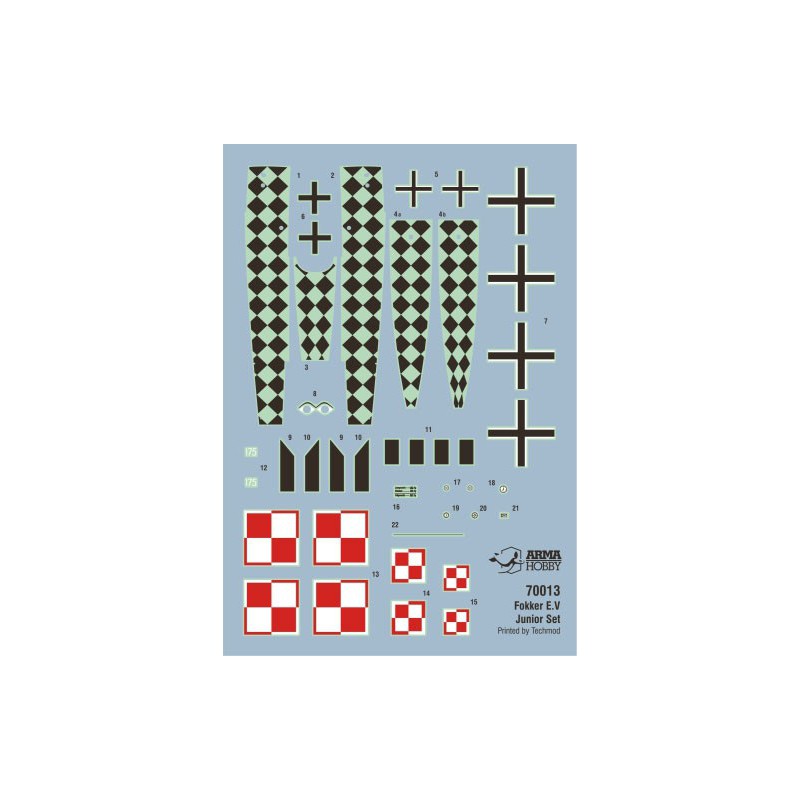 Plastic plastic model Fokker E.V Junior Set 1/72 | Scientific-MHD