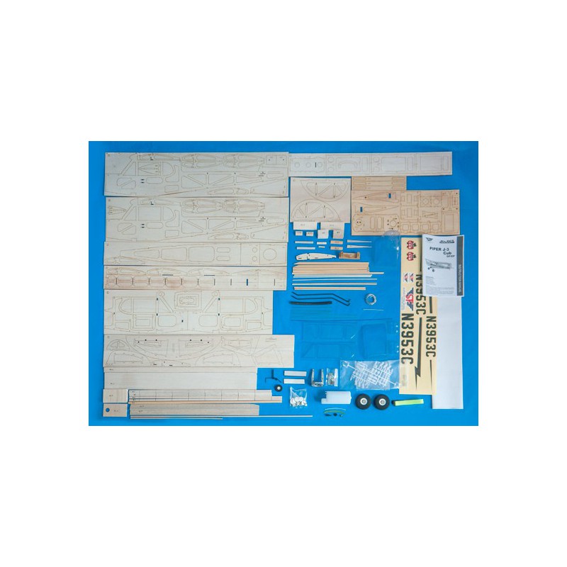 Draft electric aircraft Piper J3 .40 EP GP Kit 1/6 | Scientific-MHD