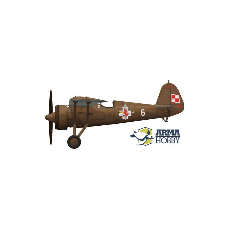 PZL plastic plane model p.11c Kresy Model Kit 1/72 | Scientific-MHD