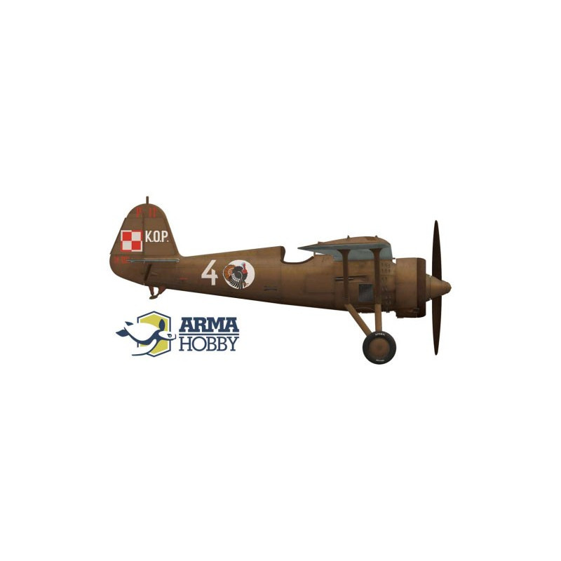 PZL plastic plane model p.11c Kresy Model Kit 1/72 | Scientific-MHD